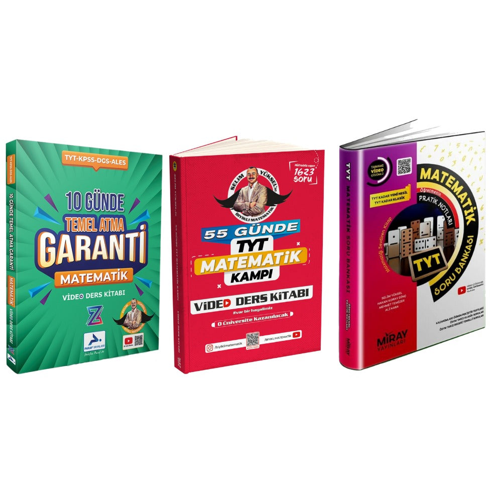 Garanti Bıyıklı Matematik TYT 3lü Set