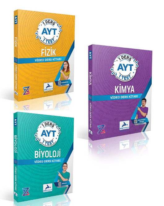 FİZİK KİMYA BİYOLJİ AYT 3LÜ SET